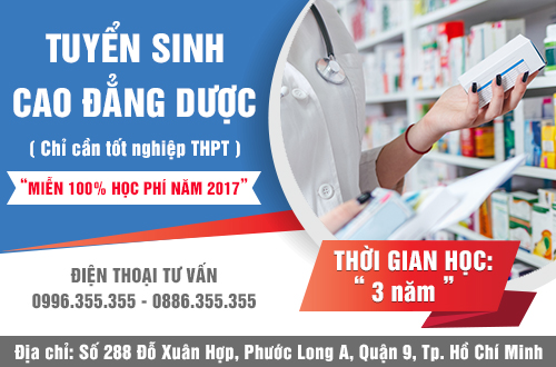 Tuyen-sinh-cao-dang-duoc-tphcm-mien-100-hoc-phi-nam-2017