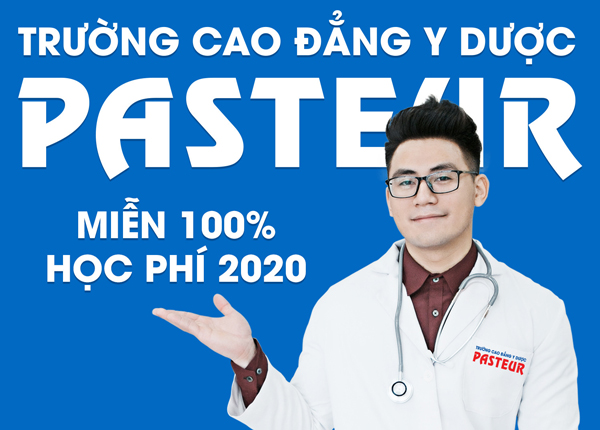 Trường Cao đẳng Y dược Pasteur áp dụng chương trình miễn giảm 100% học phí năm 2020